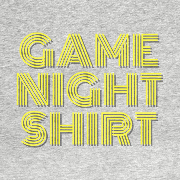 Game Night Shirt - Marquee by DC TV Podcasts